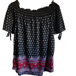 Bobbie Brooks Peasant Blouse 1X